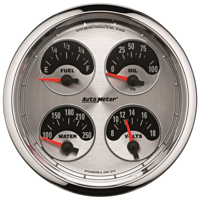 AutoMeter 1205 Autometer 5inch Kit Box - Tach Speedo Combo / Oil Pressure / Water Temp / Volt / Fuel Leve