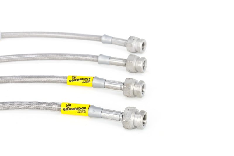 Goodridge 15010 11-15 Jeep Grand Cherokee (Incl SRT 8) / 11-15 Dodge Durango SS Brake Line Kit