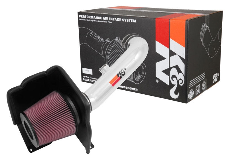 K&N Engineering 77-3101KP K&N 2017 Chevy Silverado 2500/3500HD V8-6.6L DSL Performance Air Intake Kit
