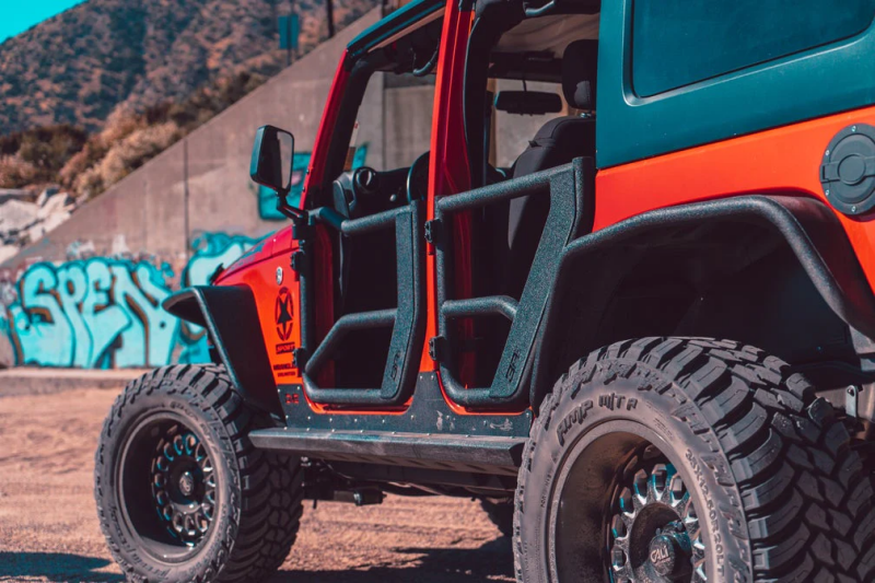Body Armor 4x4 JK-6155 07-18 Jeep Wrangler JK Tube Doors Rear Pair