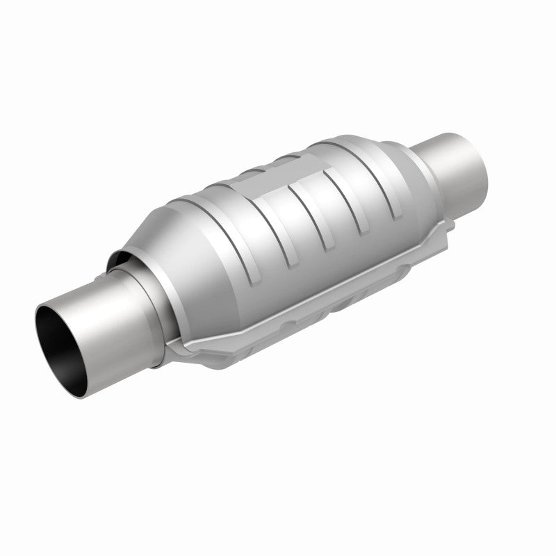 Magnaflow 99209HM MagnaFlow Conv Univ 3in Inlet/Outlet Center/Center Round 9in Body L x 5.125in W x 13in Overall L