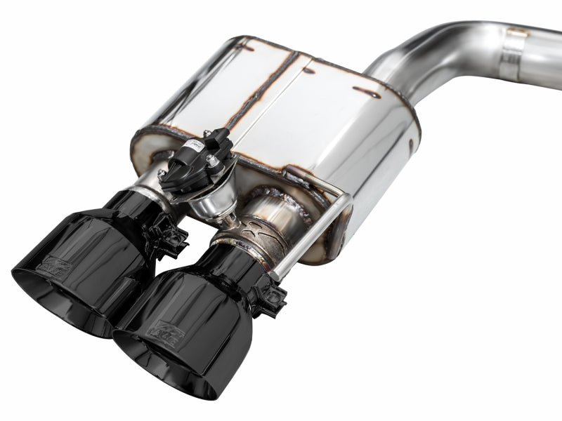 AWE Tuning 3025-43650 AWE 2024 Ford Mustang GT Fastback S650 RWD SwitchPath Catback Exhaust w/ Quad Diamond Black Tips