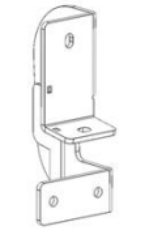 Go Rhino D64049TK 19-20 Chevrolet Silverado 1500 Brackets for Dominator Extreme SideSteps
