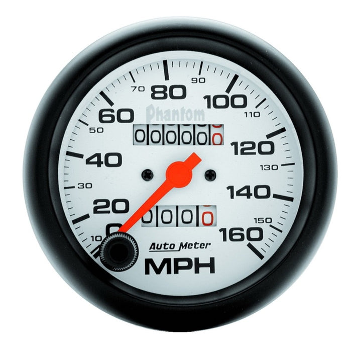 AutoMeter 5893 Autometer Phantom 3-3/8in 160MPH Speedometer Gauge - Mechanical Full Sweep