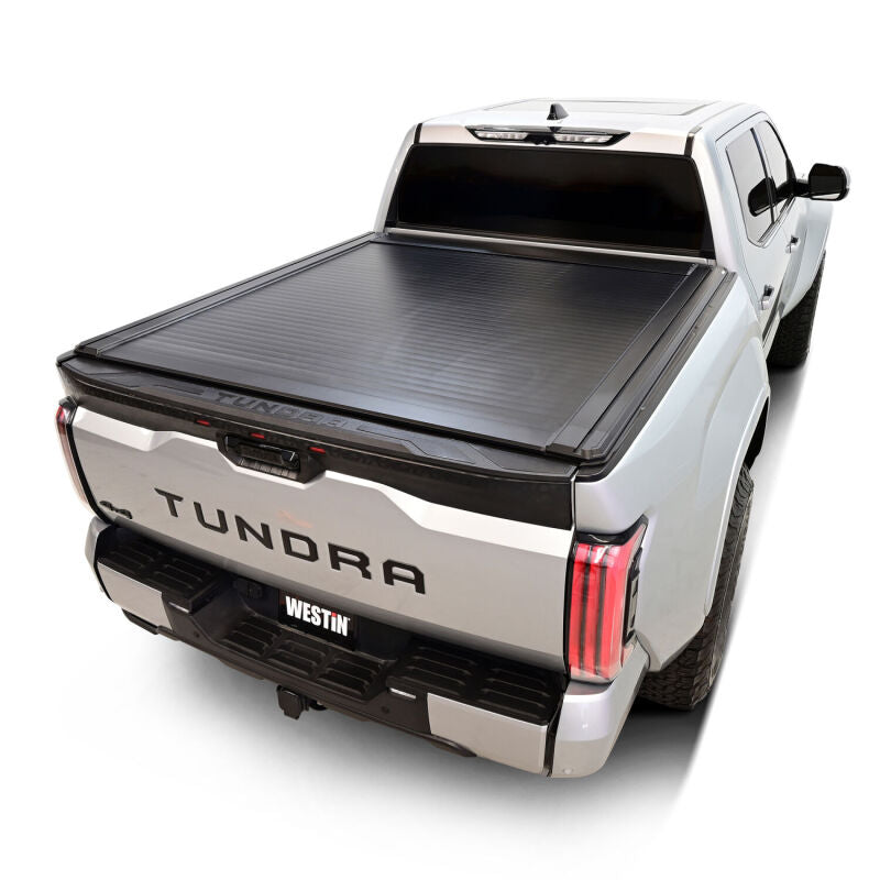 Westin 19-50285 22-26 Toyota Tundra 5ft 5in. (66in.) Bed Electric Retractable Tonneau Cover - Black