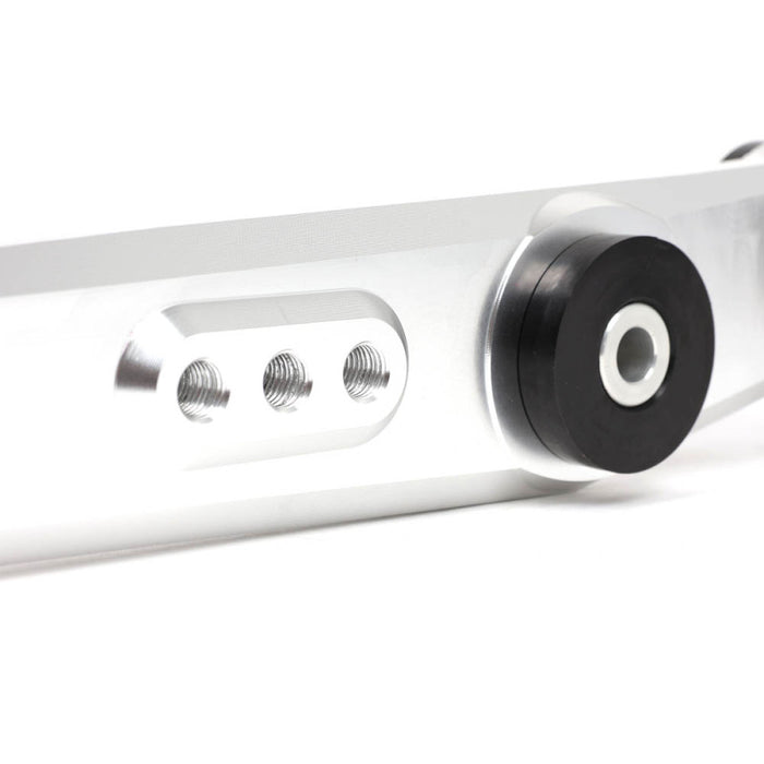 BLOX Racing BXSS-21204-RAW-V2 V2 Billet Rear Lower Control Arms Poly Bushings 96-00 Honda Civic - Raw