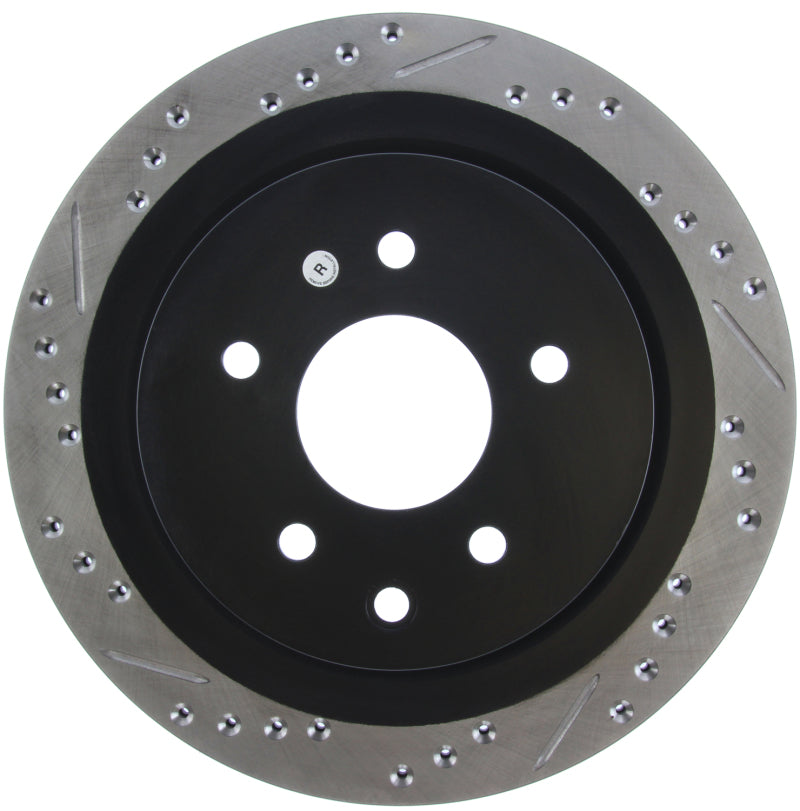 Stoptech 127.42088R StopTech 06-07 350Z / 05-07 G35 / 06-07 G35X SportStop Slotted & Drilled Rear Right Rotor