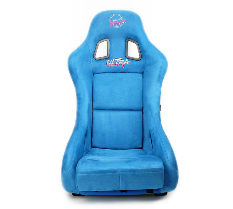 NRG FRP-303BL-ULTRA FRP Bucket Seat ULTRA Edition - Medium (Blue Alcantara/Pearlized Back)