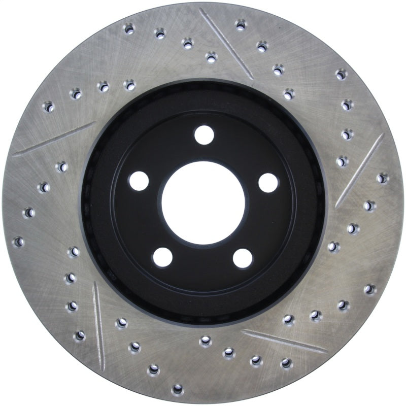 Stoptech 127.63053R StopTech 03-09 Chrysler PT Cruiser Tur / 03-05 Dodge Neon SRT-4 Front Right Slotted & Drilled Rotor