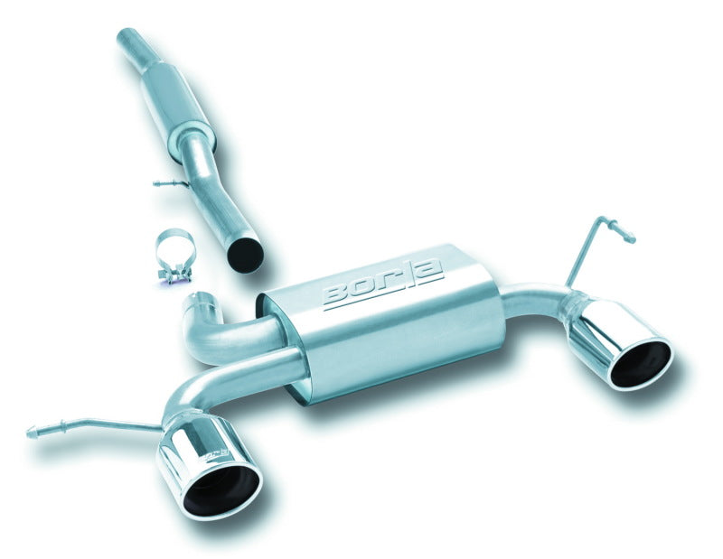 Borla 14957 01-06 Audi TT Quattro 1.8T 225HP MT AWD 2dr Single Split Rear Exit SS Catback Exhaust