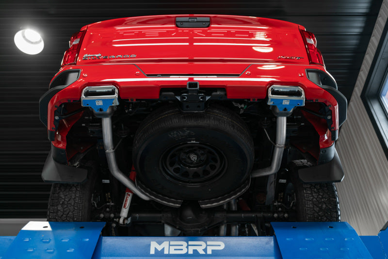 MBRP S5065AL 19-Up Chevy Silverado 1500 6.2L 2.5in Catback Dual Rear Exit Aluminized