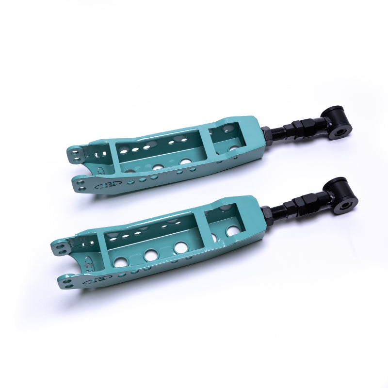 BLOX Racing BXSS-50010-TL Rear Lower Control Arms - Teal (2013+ Subaru BRZ/Toyota 86 / 2008-2023 Subaru WRX/STI)