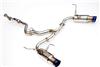 Invidia HS08STIGTT 08-11 STi Hatch / 11 WRX Hatch Dual N1 Single Layer Titanium Tipped Cat-back Exhaust