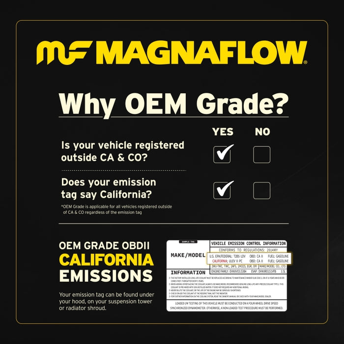 Magnaflow 51299 3.00in. C/C 6in. spun body Universal Converter