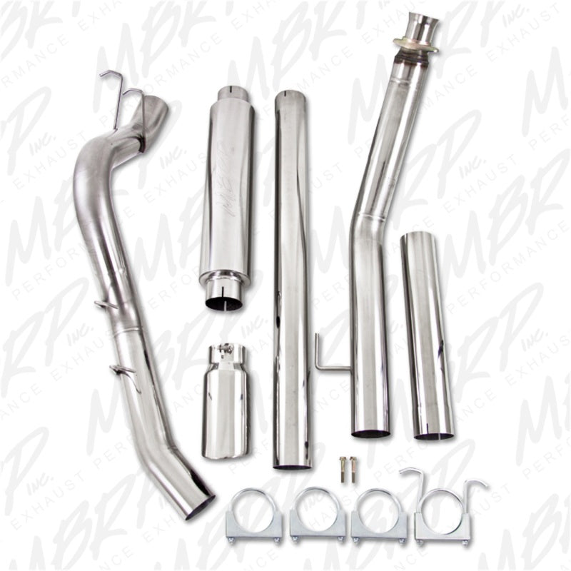 MBRP S6100409 1994-2002 Dodge 2500/3500 Cummins Turbo Back Single Side (94-97 Hanger HG6100 req.)