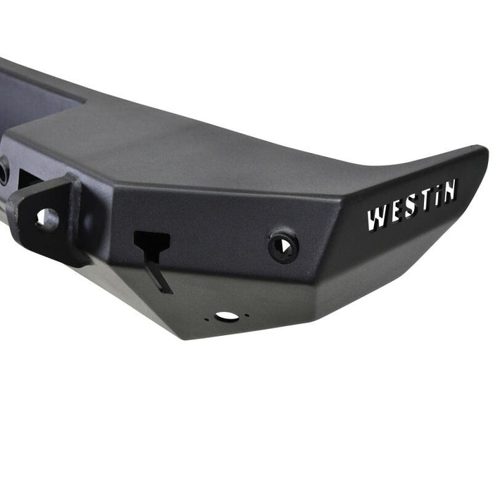 Westin 59-82045 18-19 Jeep Wrangler JL WJ2 Rear Bumper w/ Sensors (Excl. Wrangler JK) - Textured Black