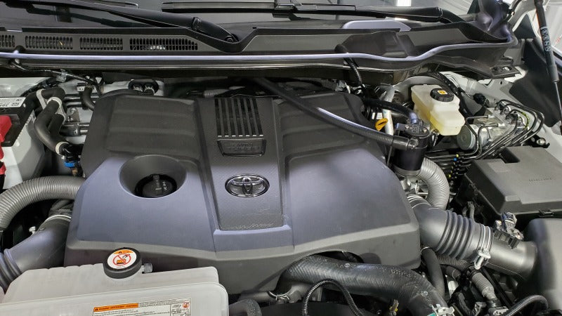 J&L 3115D-B 22-25 Toyota Tundra, 23-25 Sequoia 3.5L Turbo Oil Separator 3.0 Driver Side - Black Anodized