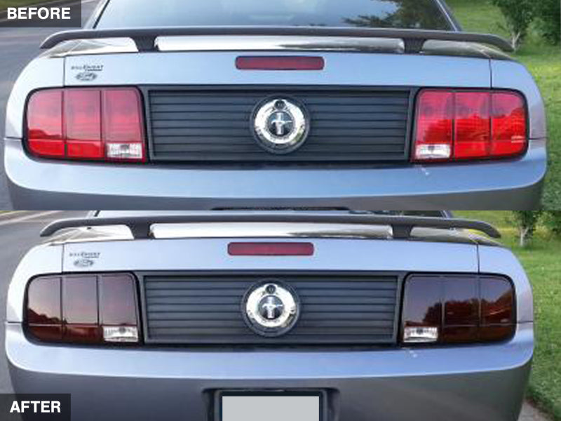 Raxiom 05-09 Ford Mustang Tail Lights- Black Housing (Smoked Lens)