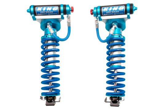 King Shocks 33001-207A 2005+ Ford F-250 4WD Front 3.0 Dia Remote Res Coilover Conv w/Adjuster (Pair)