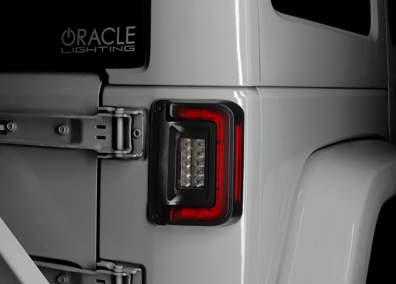 ORACLE Lighting 5891-504 Oracle Lighting Jeep Wrangler JK Flush Mount LED Tail Lights