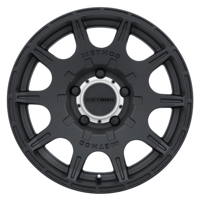 Method Wheels MR30878550500 Method MR308 Roost 17x8.5 0mm Offset 5x5 71.5mm CB Matte Black Wheel