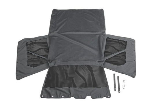 Rampage 98635 1986-1994 Suzuki Samurai Soft Top OEM Replacement - Black Diamond