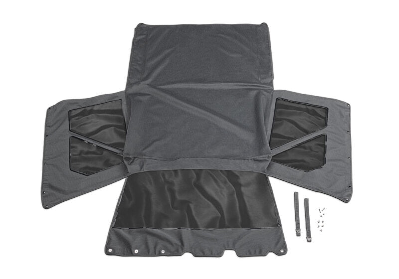 Rampage 98635 1986-1994 Suzuki Samurai Soft Top OEM Replacement - Black Diamond