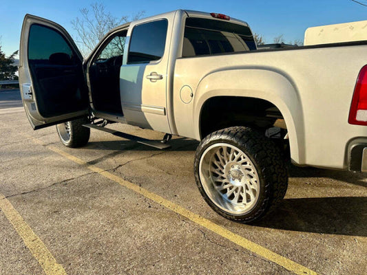 Body Armor 4x4 GM-4500 14-18 GM Silverado/Sierra 1500/2500/3500 (Gas Only) E-Power Board Steps - Black