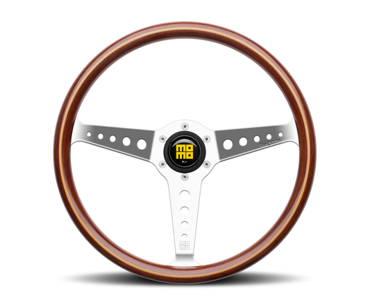 MOMO CAL36WD0P Momo California Wood Steering Wheel 360 mm - Mahogany Wood/Pol Spokes