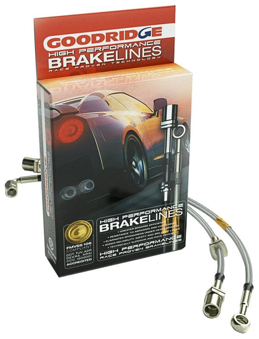 Goodridge 20037 97-01 Honda Prelude (Base Model) Stainless Steel Brake Line Kit