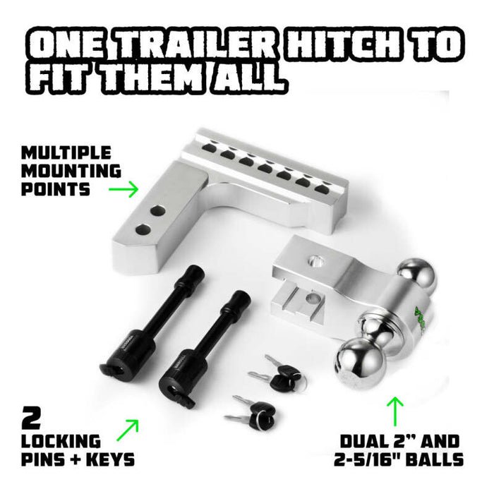 Rhino USA RG-HTDROP2-SVR RSA Hitch Accessories