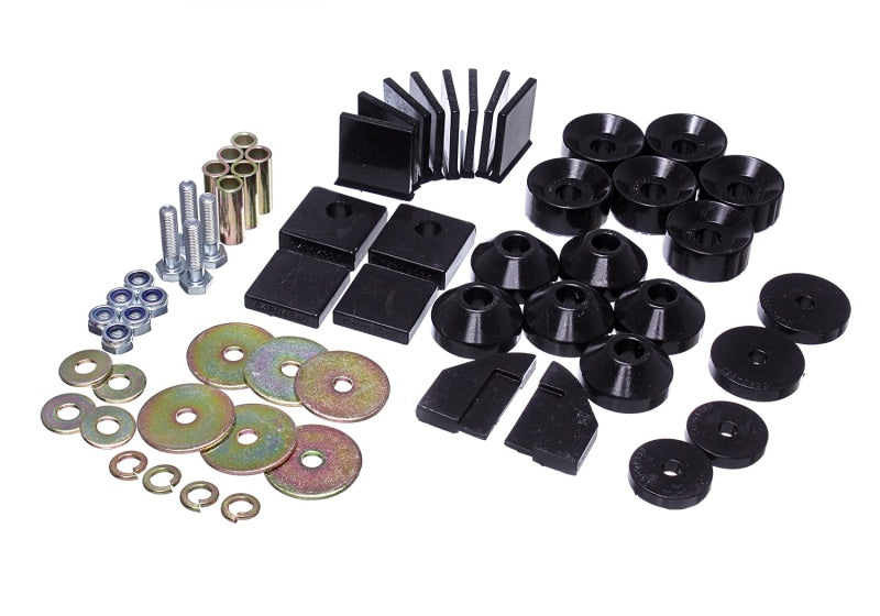 Energy Suspension 1.4101G 86-95 Suzuki Samurai Black Body Mount Set