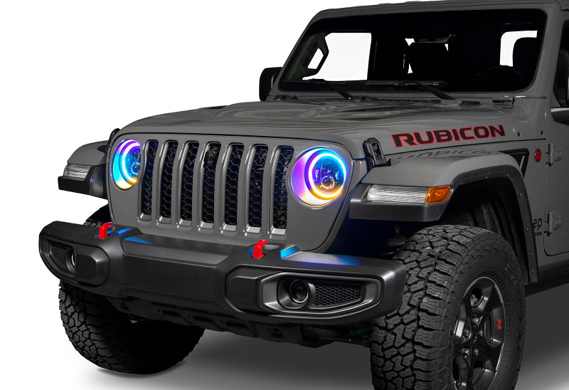 ORACLE Lighting 5769J-332 Oracle Jeep Wrangler JL/Gladiator JT 7in. High Powered LED Headlights (Pair) - Dynamic