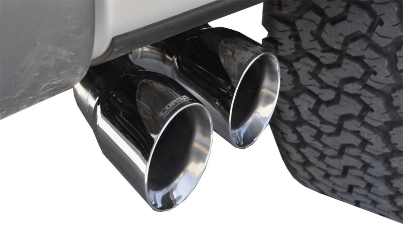 CORSA Performance 14760 Corsa 2011-2014 Ford F-150 Raptor 6.2L V8 145in Wheelbase Polished Xtreme Cat-Back Exhaust