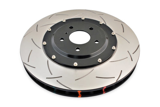 DBA DBA52320BLKS 09-11 Nissan GTR R-35 Front Slotted 5000 Series 2 Piece Rotor Assembled w/ Black Hat