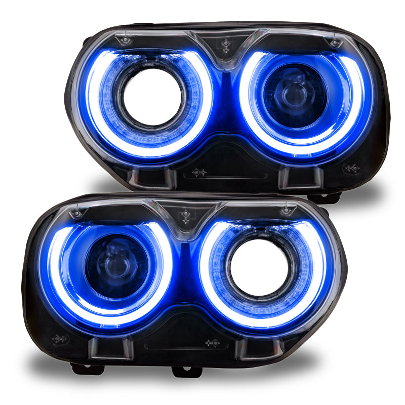 Oracle 15-21 Dodge Challenger RGB+W Headlight DRL Upgrade Kit - ColorSHIFT+W SEE WARRANTY