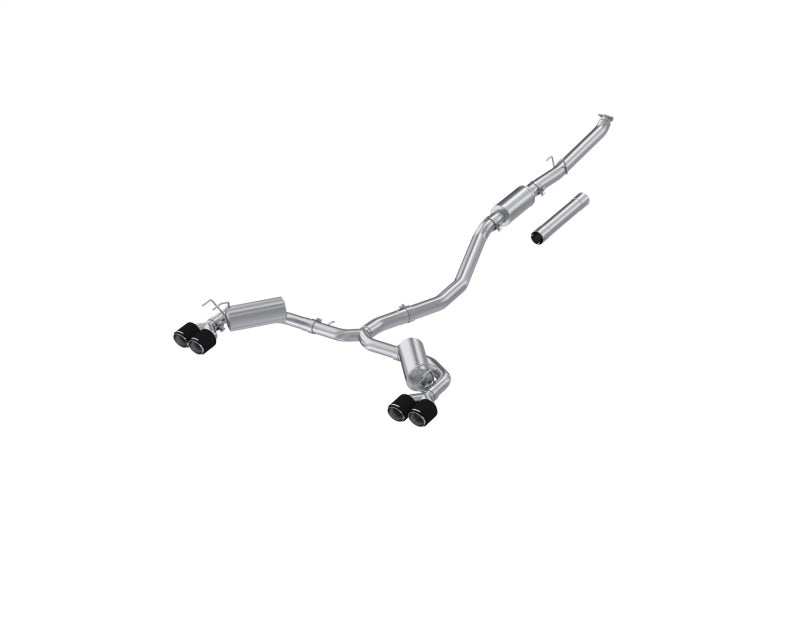 MBRP S49063CF 22-24 Honda Civic/Sport Touring 1.5L T304 SS Cat-Back Exhaust 2.5in Dual Split Rear w/ CF Tips