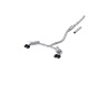 MBRP S49063CF 22-24 Honda Civic/Sport Touring 1.5L T304 SS Cat-Back Exhaust 2.5in Dual Split Rear w/ CF Tips