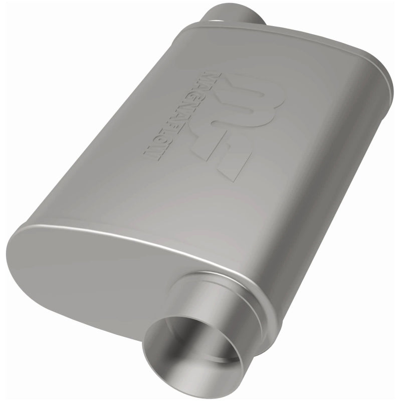 Magnaflow Perf Exhaust MAG11239 Stainless Steel Muffler 3in In/Out Offset/Offset