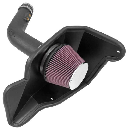 K&N Engineering 57-2594 K&N 15-17 Ford Mustang 3.7L V6 F/I Performance Intake Kit