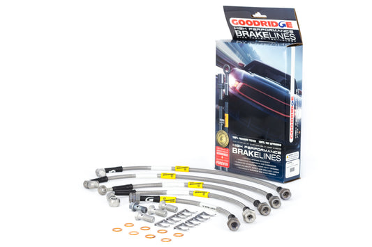 Goodridge 12242 04-06 Cadillac CTS-V (w/Brembo Brakes) Stainless Steel Brake Line Kit