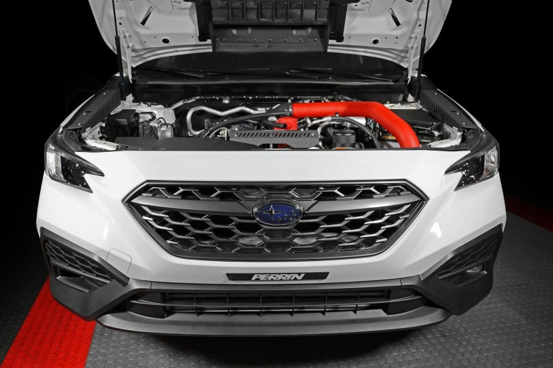Perrin Performance PSP-ITR-441SL/RD PERRIN 22-25 Subaru WRX Front Mount Intercooler Kit (Red Tubes & Silver Core)