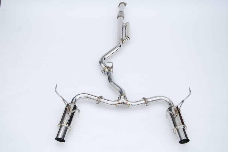 Invidia HS22WRXGTP 2022+ Subaru WRX N1 Twin Outlet Single Layer SS Tip Cat-Back Exhaust