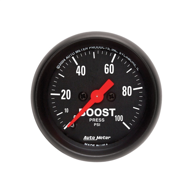 AutoMeter 2618 Autometer Z Series 52mm 0-100 PSI Mechanical Boost