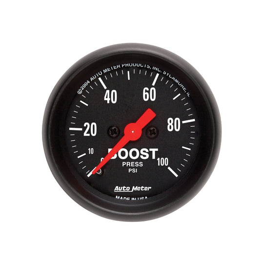 AutoMeter 2618 Autometer Z Series 52mm 0-100 PSI Mechanical Boost