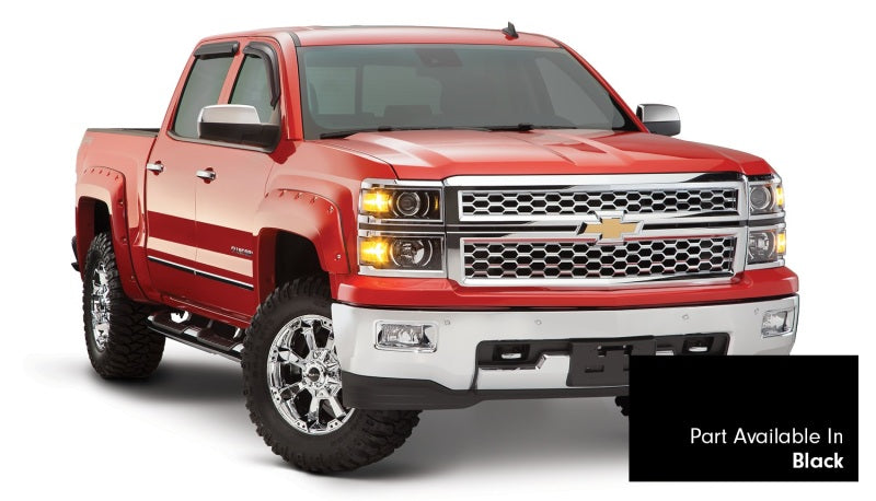 Bushwacker 40959-34 16-18 Chevy Silverado 1500 Fleetside Pocket Style Flares 4pc 69.3in Bed - Black