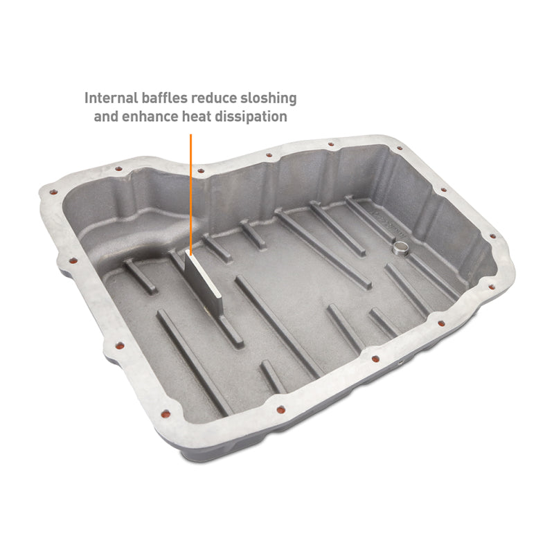 Mishimoto MMTP-RAM-07 2007.5 + RAM 6.7L Cummins 68RFE Transmission Pan - Cast - GR