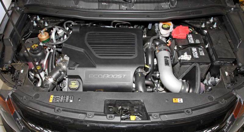 K&N Engineering 69-3531TS K&N 11 Ford Taurus SHO 3.5L V6 Silver Typhoon Cold Air Intake