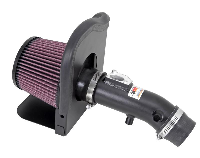 K&N Engineering 69-8612TFK K&N 06-10 Toyota Yaris L4-1.5L Flat Black Typhoon Short RAM Intake