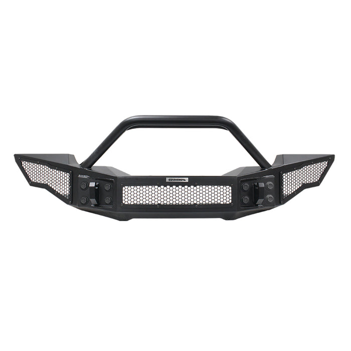 Go Rhino 331201T 07-20 Jeep Wrangler JL/JLU/JK/JKU/Gladiator JT Rockline Full Width Bumper w/ Overrider